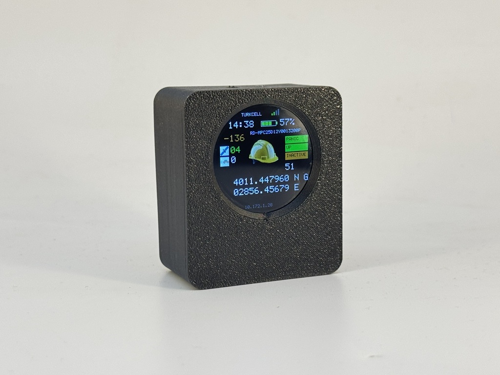 Lone worker safety panic and fall alarm