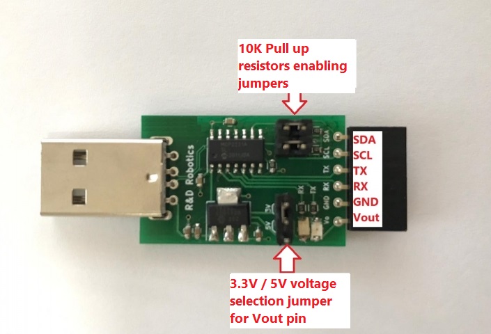 USB To I2C Converter Pins Explained